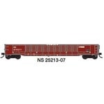 N 52'6" Corrugated Gondola NS #7 (Ex-PC, Boxcar Red)