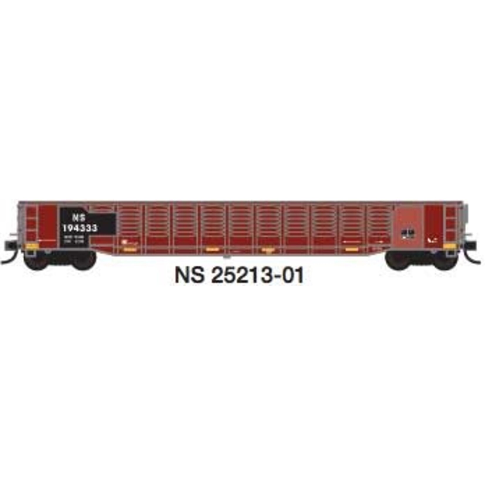 N 52'6" Corrugated Gondola NS #1 (Ex-MP Boxcar Red)