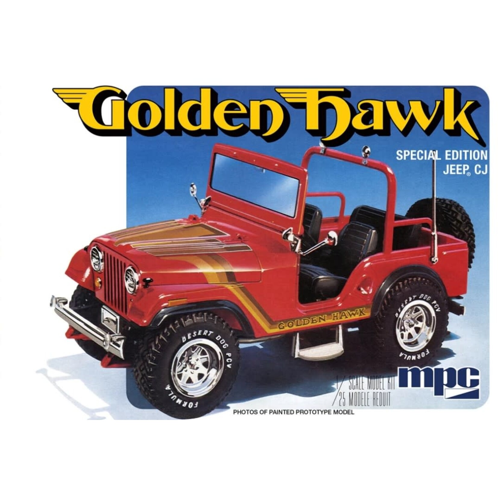 MPC Models 1/25 1981 Jeep CJ5 Golden Hawk Kit