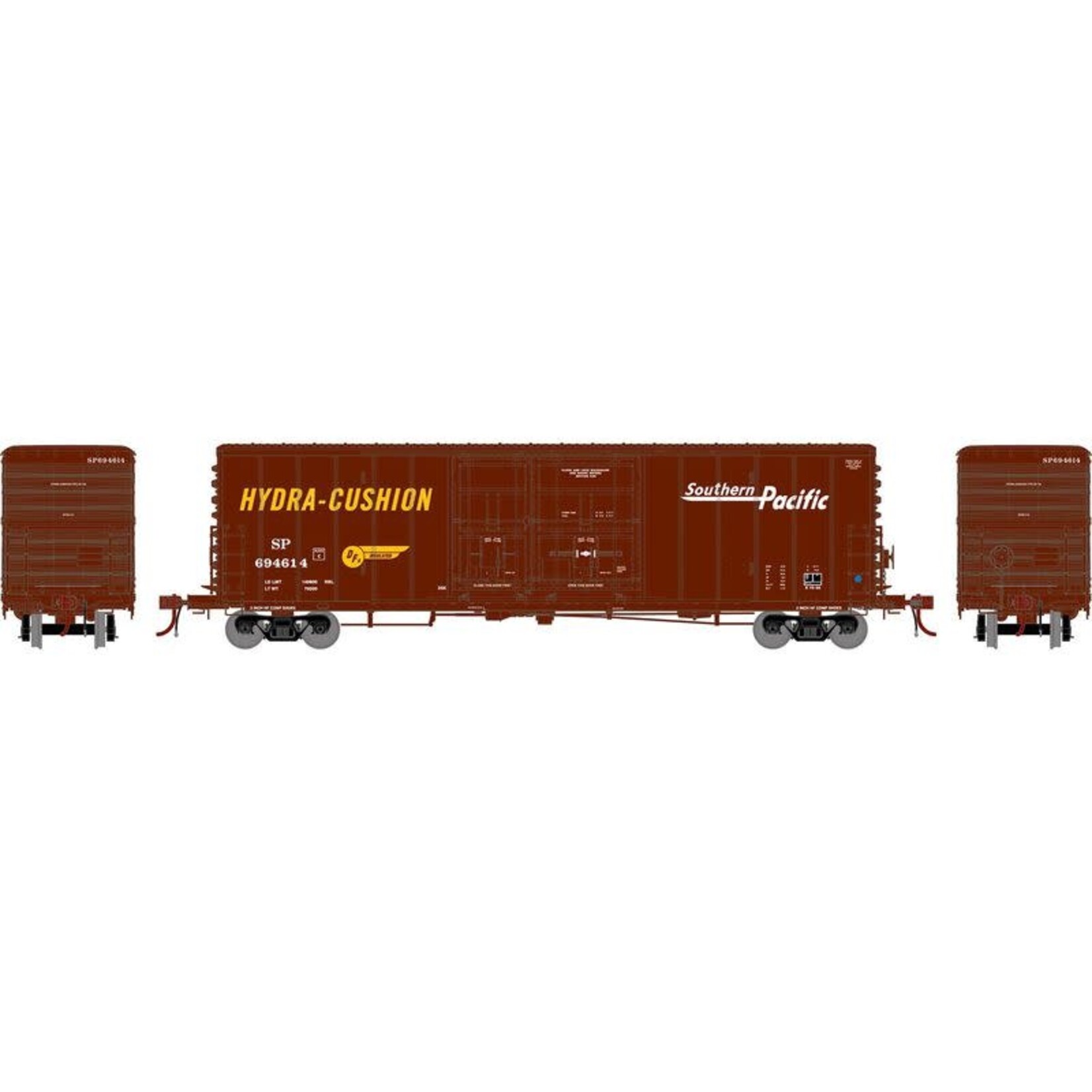 Athearn Genesis HO 50' PC&F 8' & 6' Box, SP/Speed Letter #694614