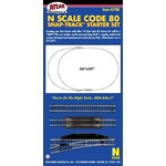 Atlas Code 80 Snap-Track Starter Set 24 N