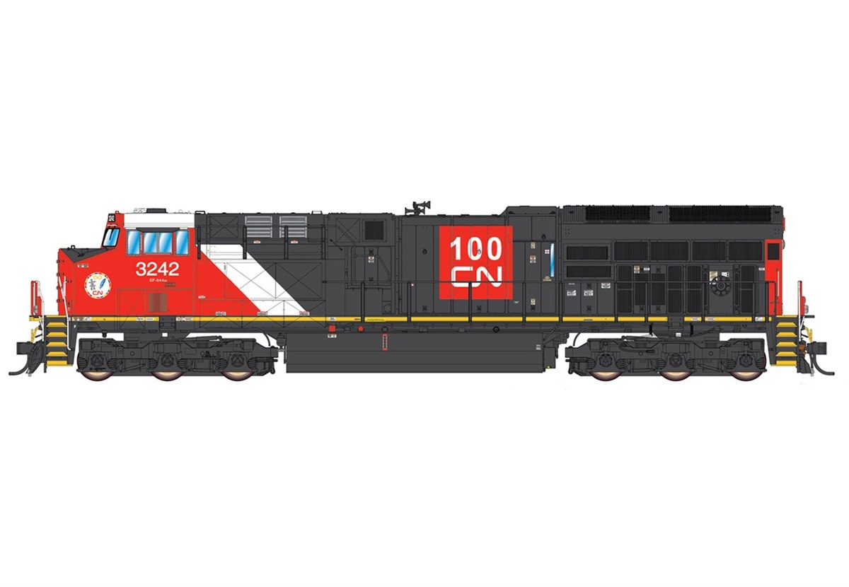 Intermountain HO ET44AC Locomotive DCC SND CN 100th Anniversary Paris Junction Hobbies