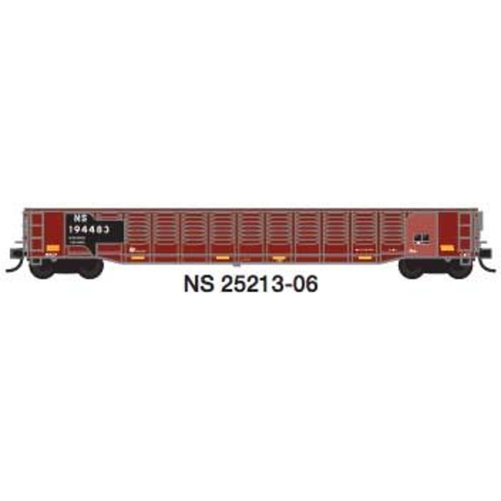 N 52'6" Corrugated Gondola NS #6 Boxcar Red