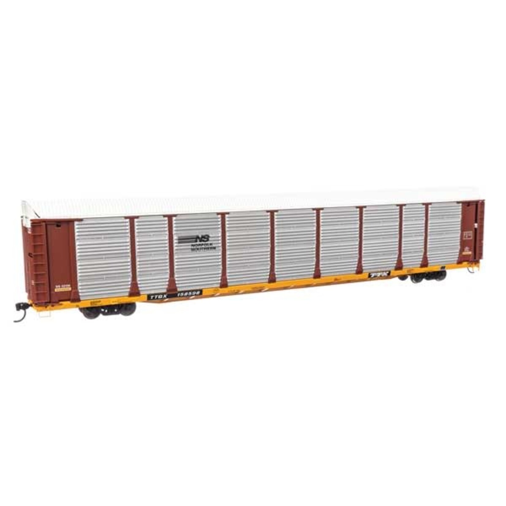 Walthers Proto HO 89' Thrall Bi-Level Auto Carrier NS #158598