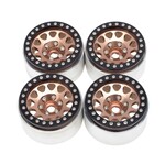 Hobby Details 1.9" Alum. Triangle-Round Beadlock Crawler Wheels - Coffee (4)