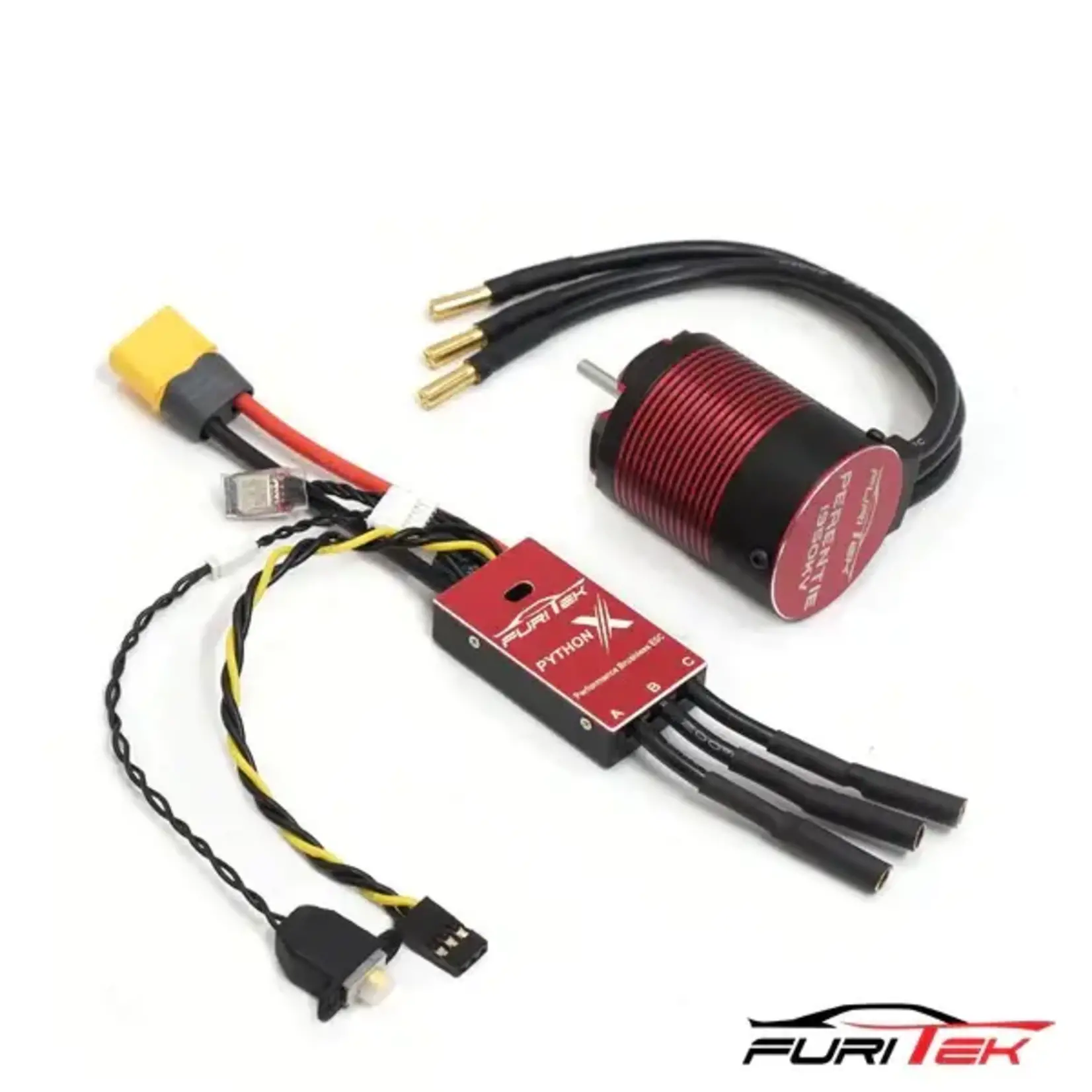 Python X Brushed/Brushless ESC w/ Perentie Motor for 1/10 Crawlers