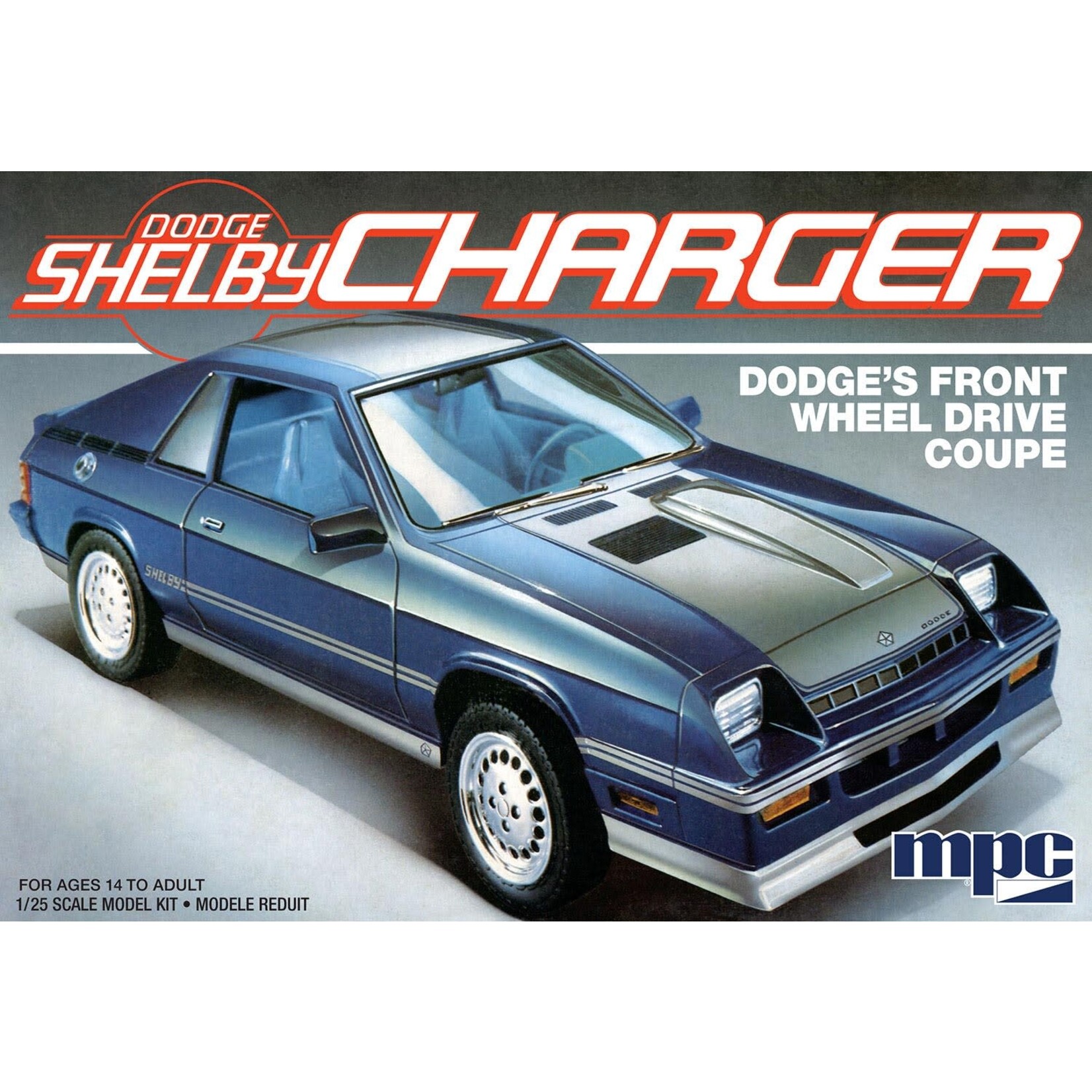MPC Models 1/25 1986 Dodge Shelby Charger Kit