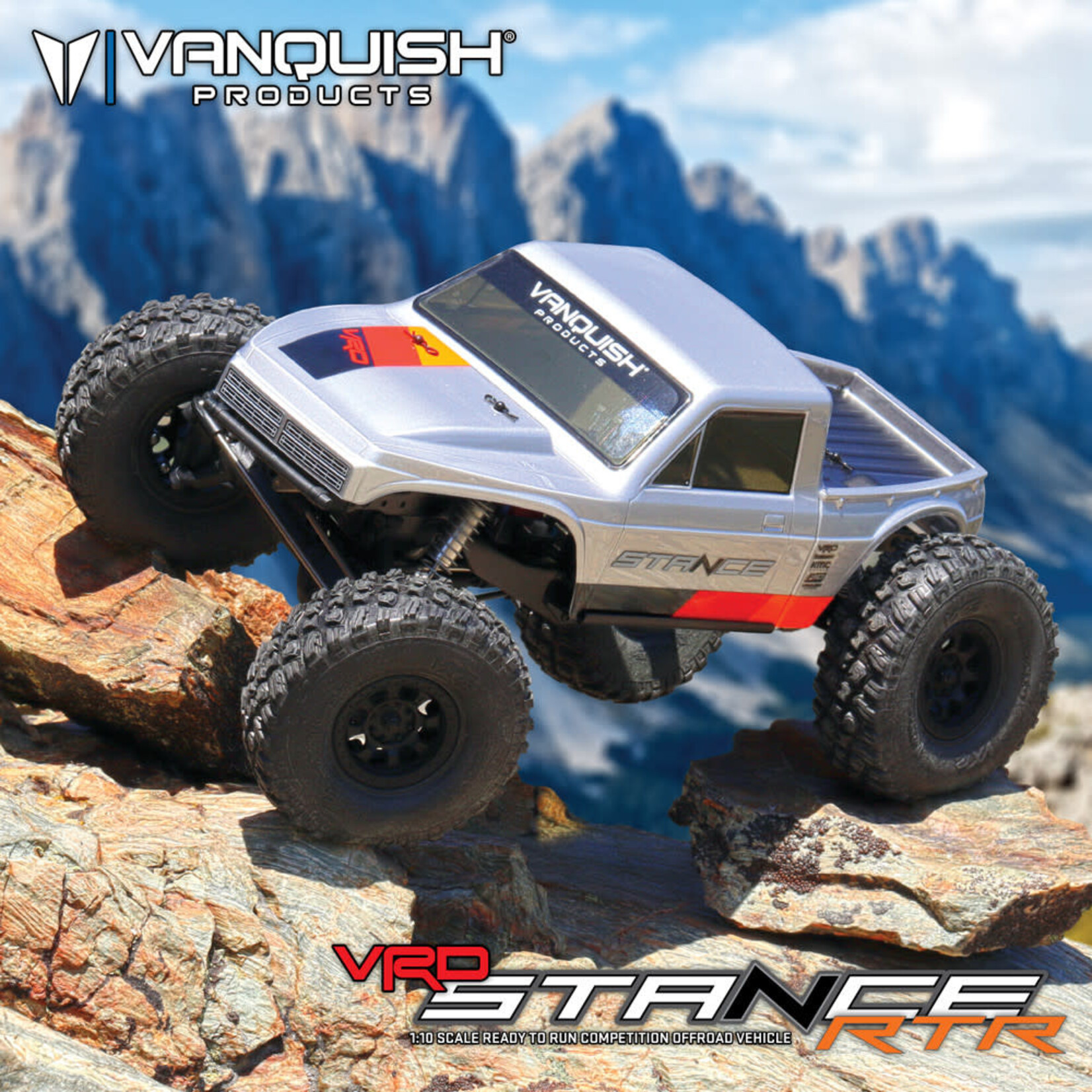 Vanquish RC 1/10 VRD Stance RTR Rock Crawler Silver
