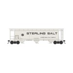 Bowser Trains N 3-Bay Cylindrical Covered Hopper Sterling Salt 61186