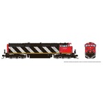 Rapido Trains N Dash8-40CM (DC/Silent): CN - Stripes Scheme: #2423