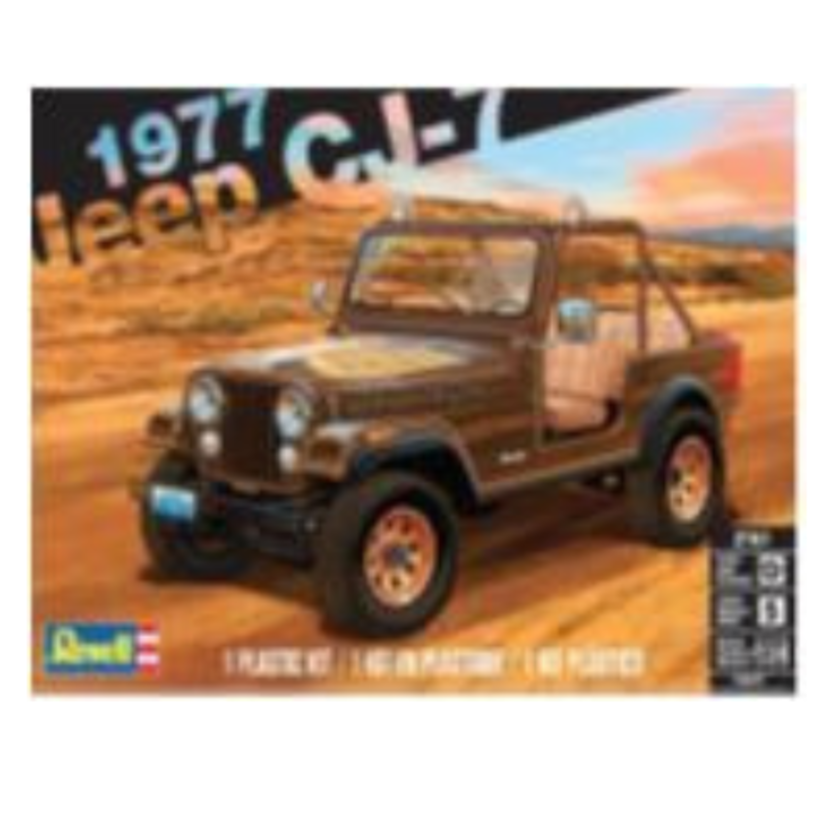 Revell 1/24 77 Jeep Cj7 2N1 Kit