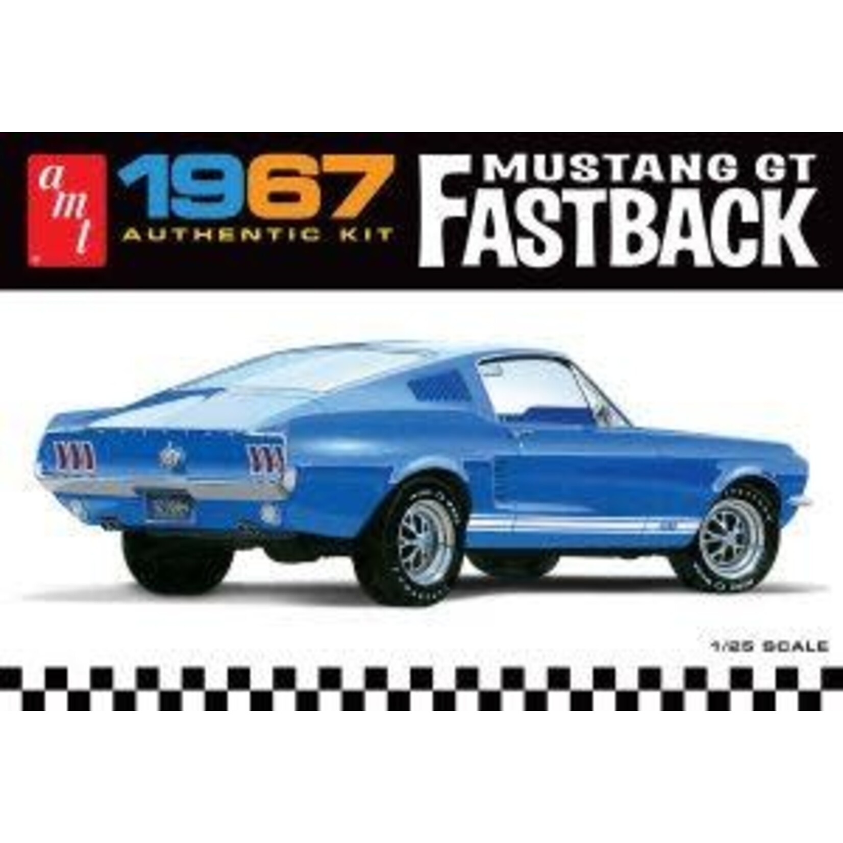 AMT 1/25  '67 Ford Mustang GT Fastback Kit