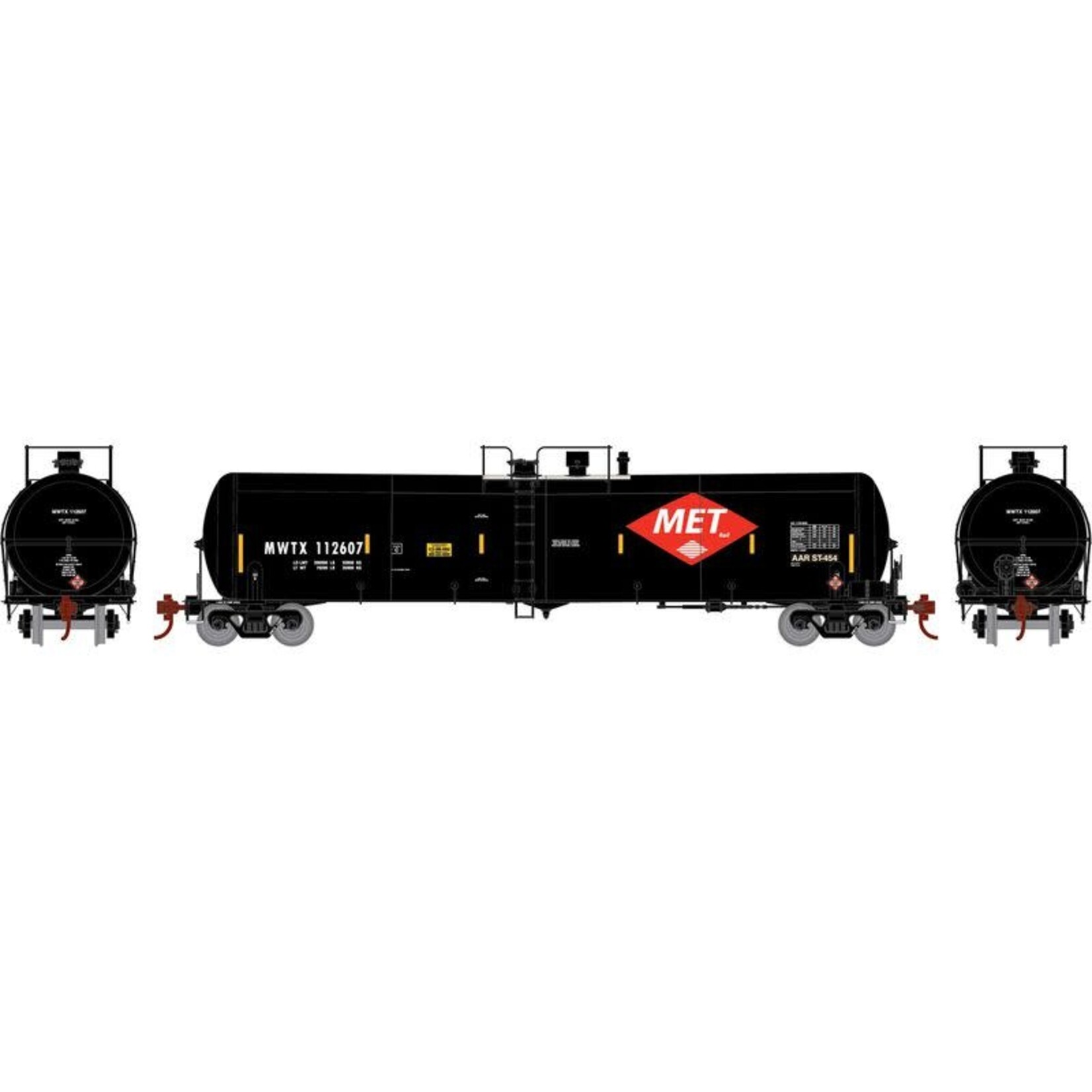 Athearn N 30,000-Gallon Ethanol Tank, MWTX #112607