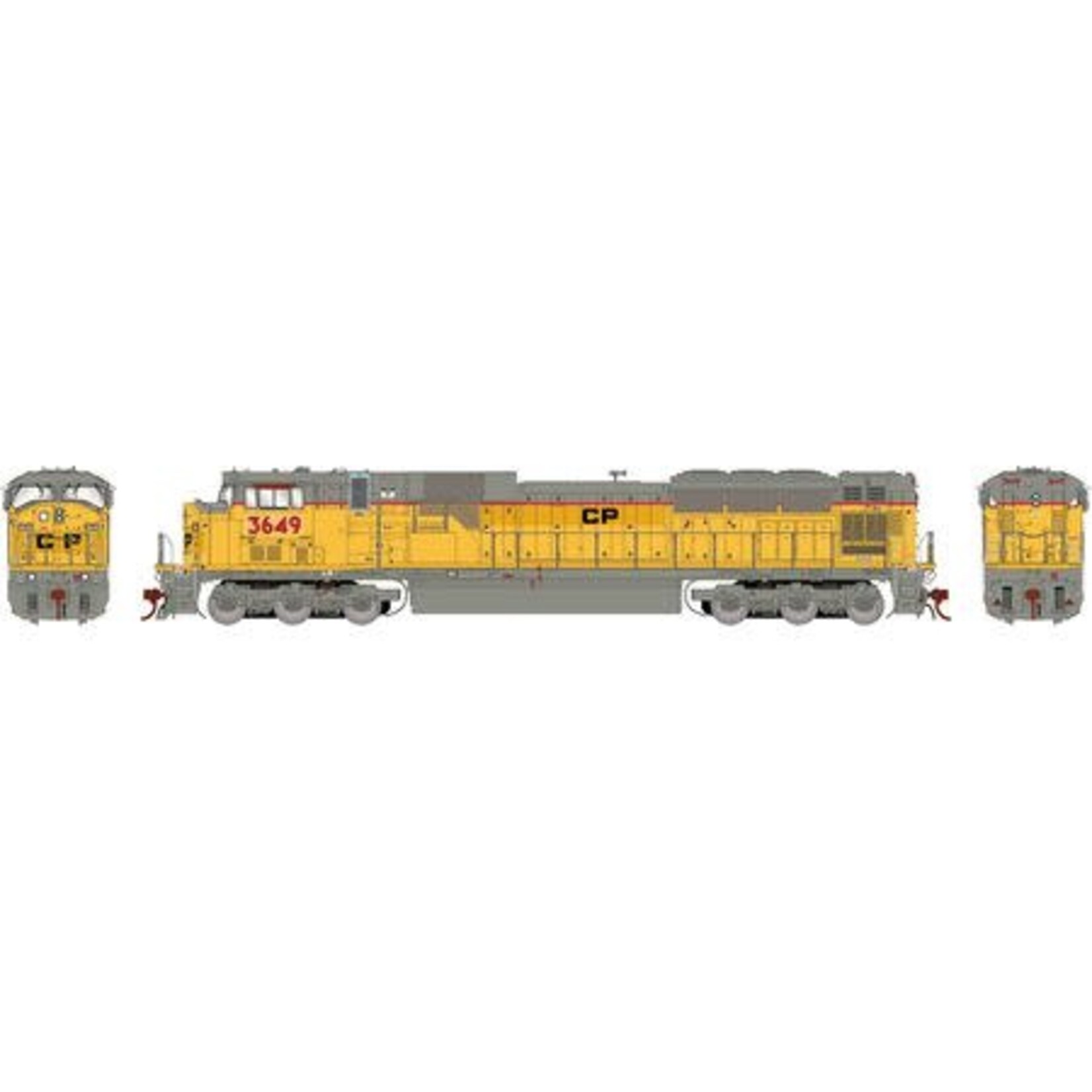 Athearn Genesis HO SD9043MAC, DC Only CPR #3712