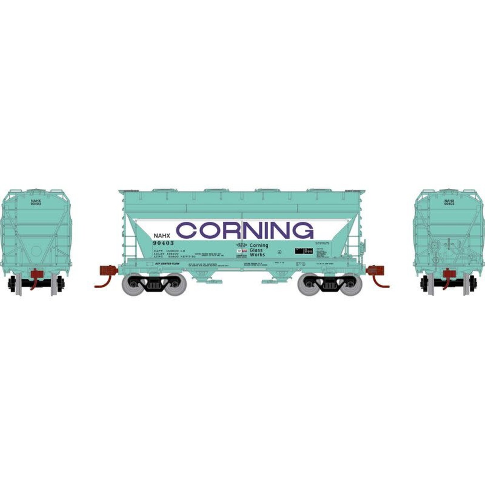 Athearn Genesis N ACF 2970 Covered Hopper, NAHX #90403