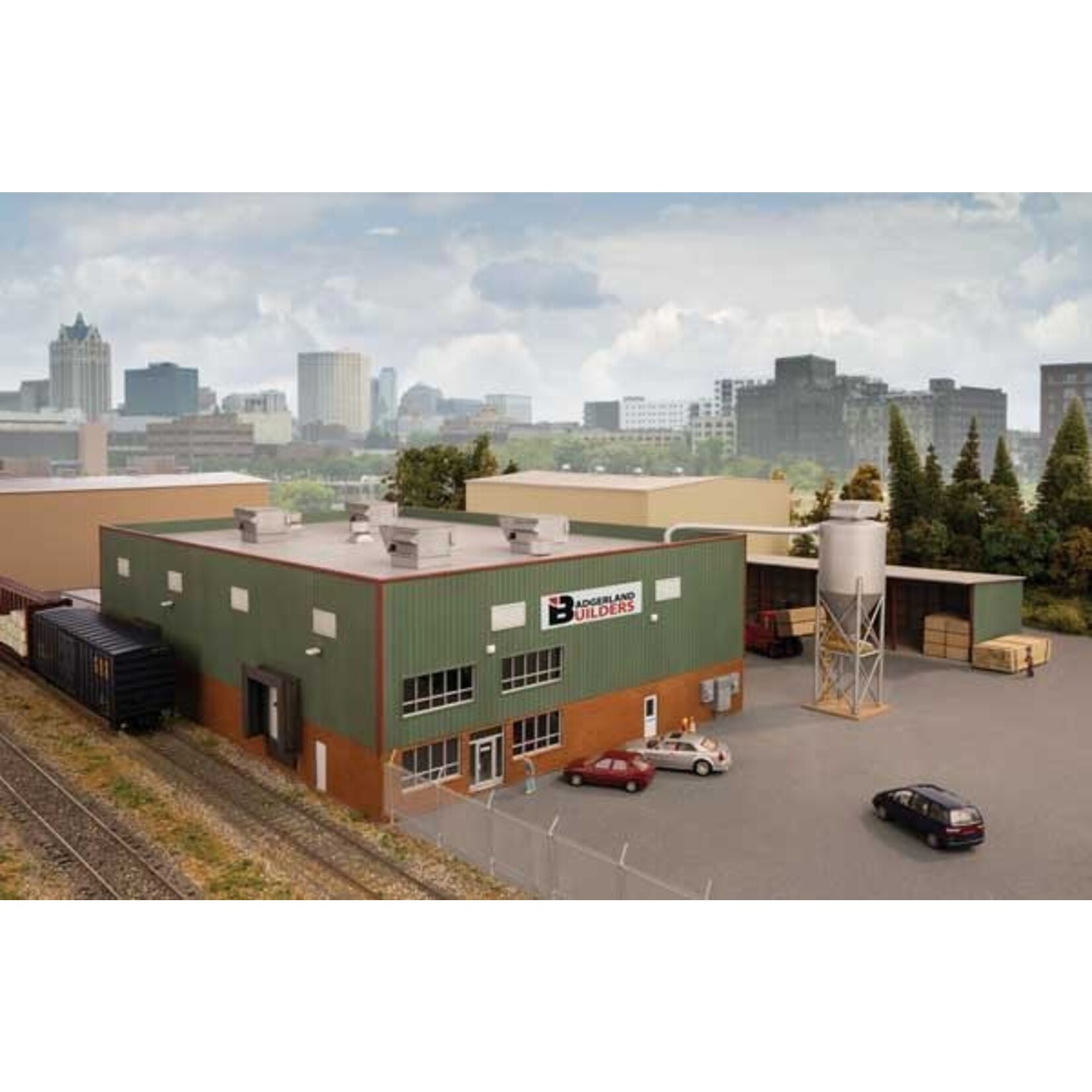 Walthers Cornerstone HO Modern Furniture Factory Kit