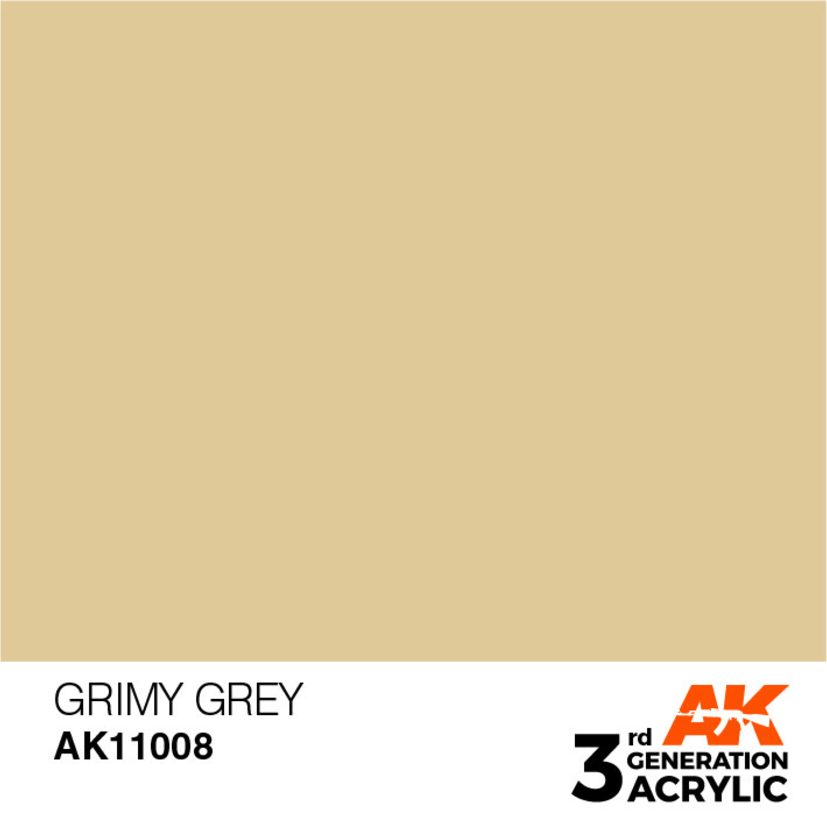 AK Interactive 3rd Gen Acrylic Paint (17ml) 11008 Grimy Grey