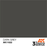 AK Interactive 3rd Gen Acrylic Paint (17ml) 11022 Dark Grey