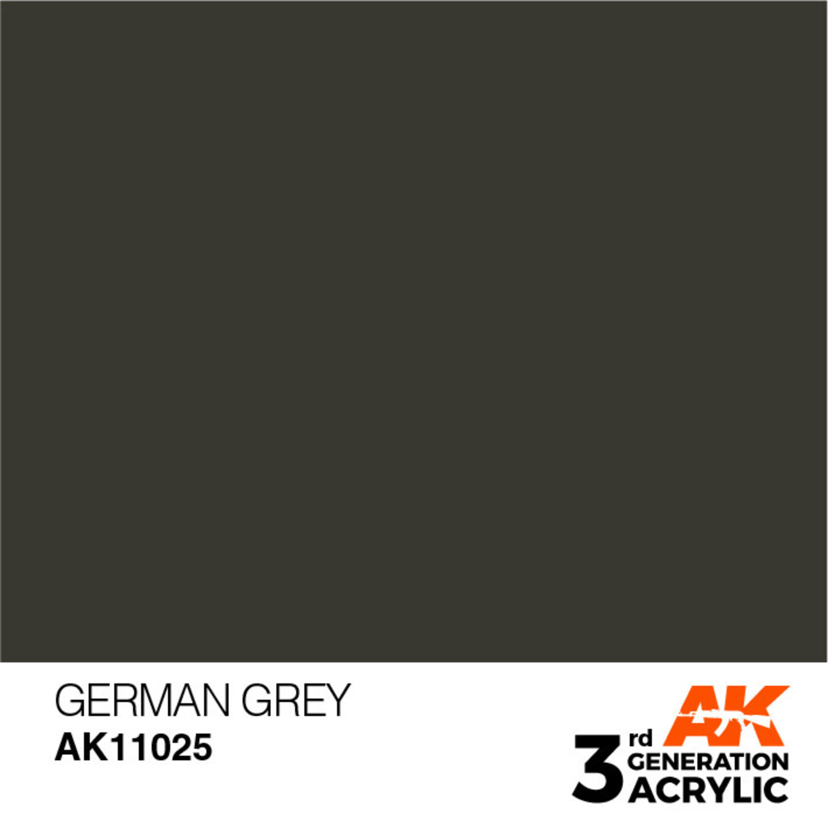 AK Interactive 3rd Gen Acrylic Paint (17ml) 11025 German Grey