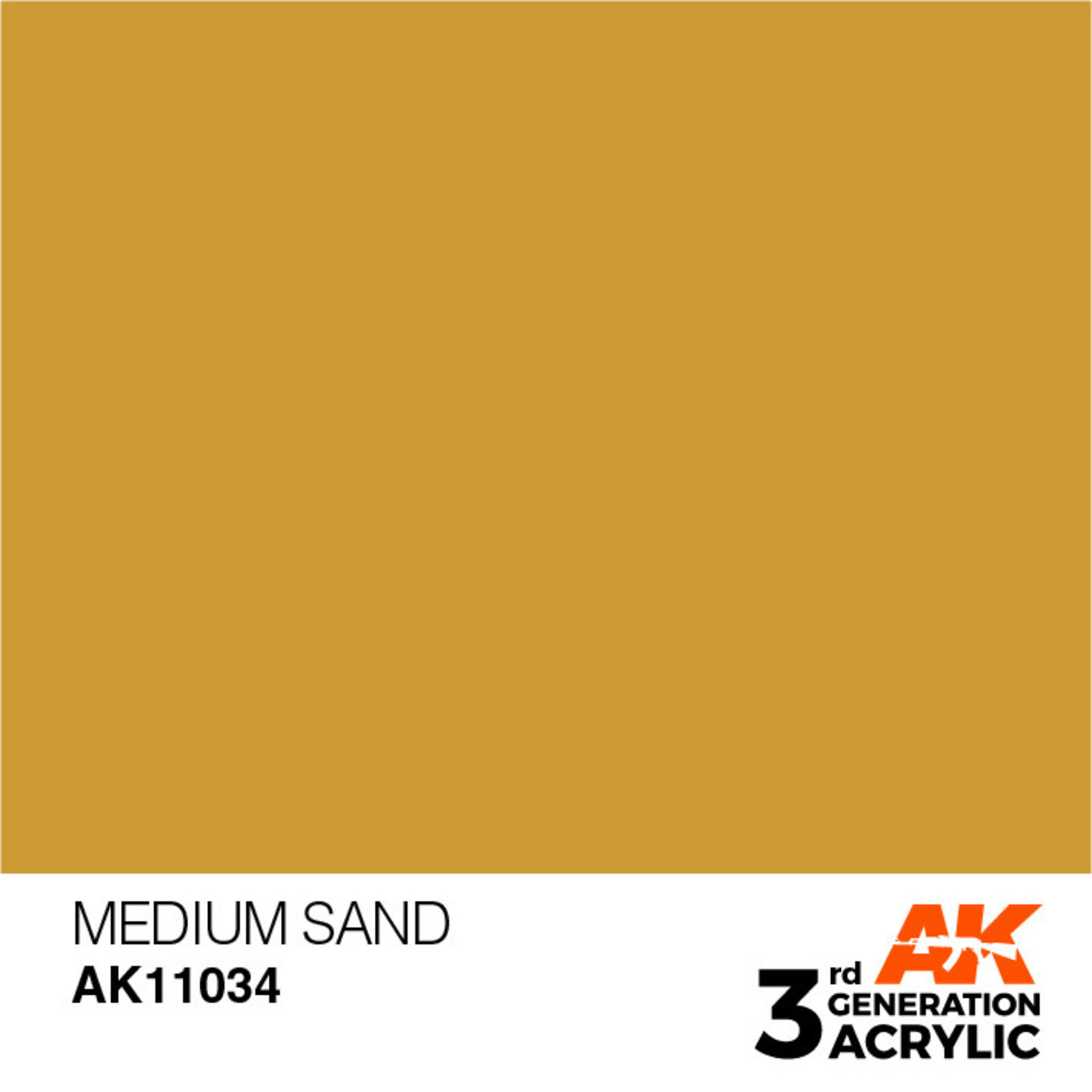 AK Interactive 3rd Gen Acrylic Paint (17ml) 11034 Medium Sand