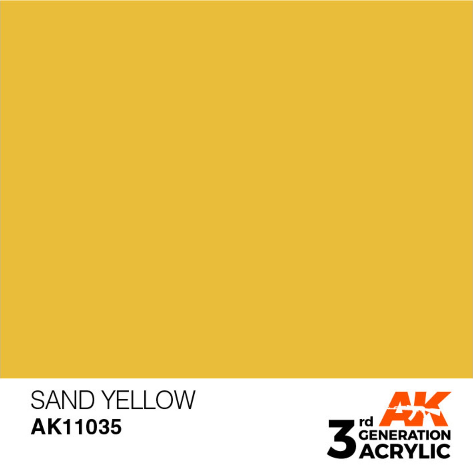 AK Interactive 3rd Gen Acrylic Paint (17ml) 11035 Sand Yellow