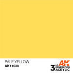 AK Interactive 3rd Gen Acrylic Paint (17ml) 11038 Pale Yellow