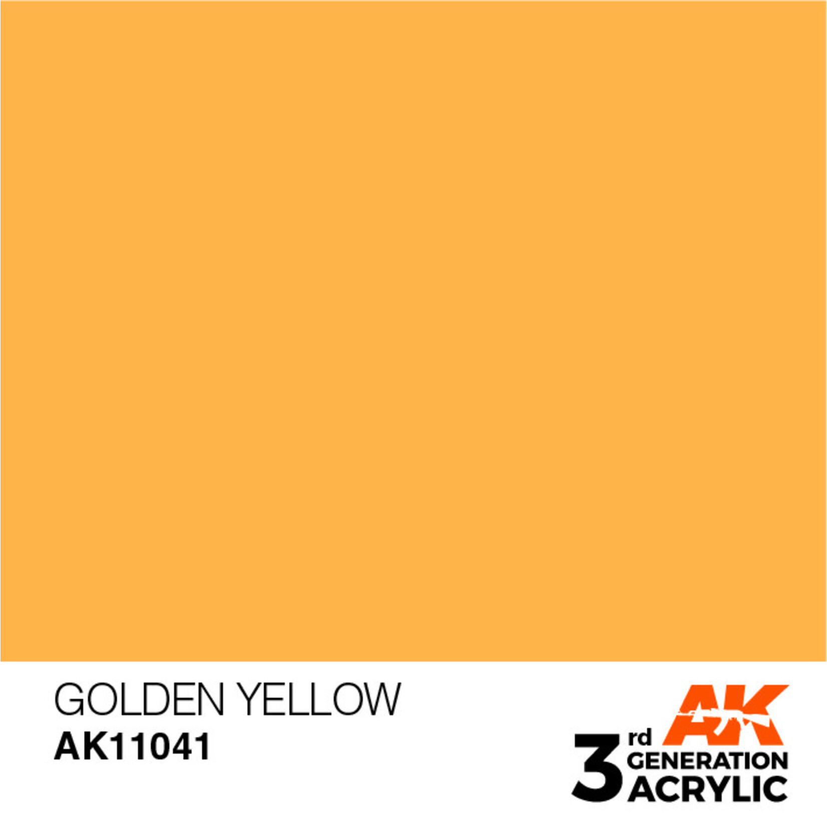 AK Interactive 3rd Gen Acrylic Paint (17ml) 11041 Golden Yellow