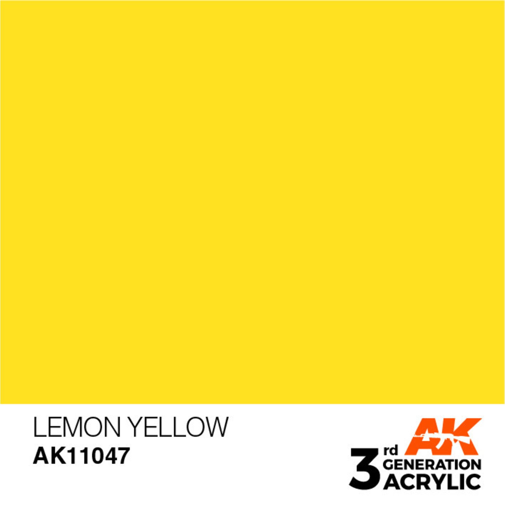 AK Interactive 3rd Gen Acrylic Paint (17ml) 11047 Lemon Yellow