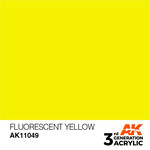 AK Interactive 3rd Gen Acrylic Paint (17ml) 11049 Fluorescent Yellow