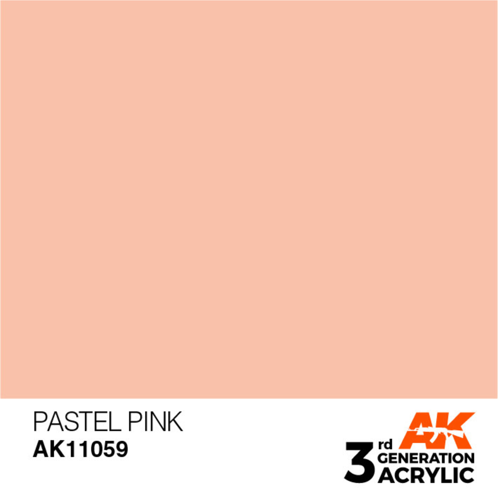AK Interactive 3rd Gen Acrylic Paint (17ml) 11059 Pastel Pink