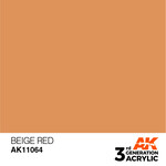 AK Interactive 3rd Gen Acrylic Paint (17ml) 11064 Beige Red