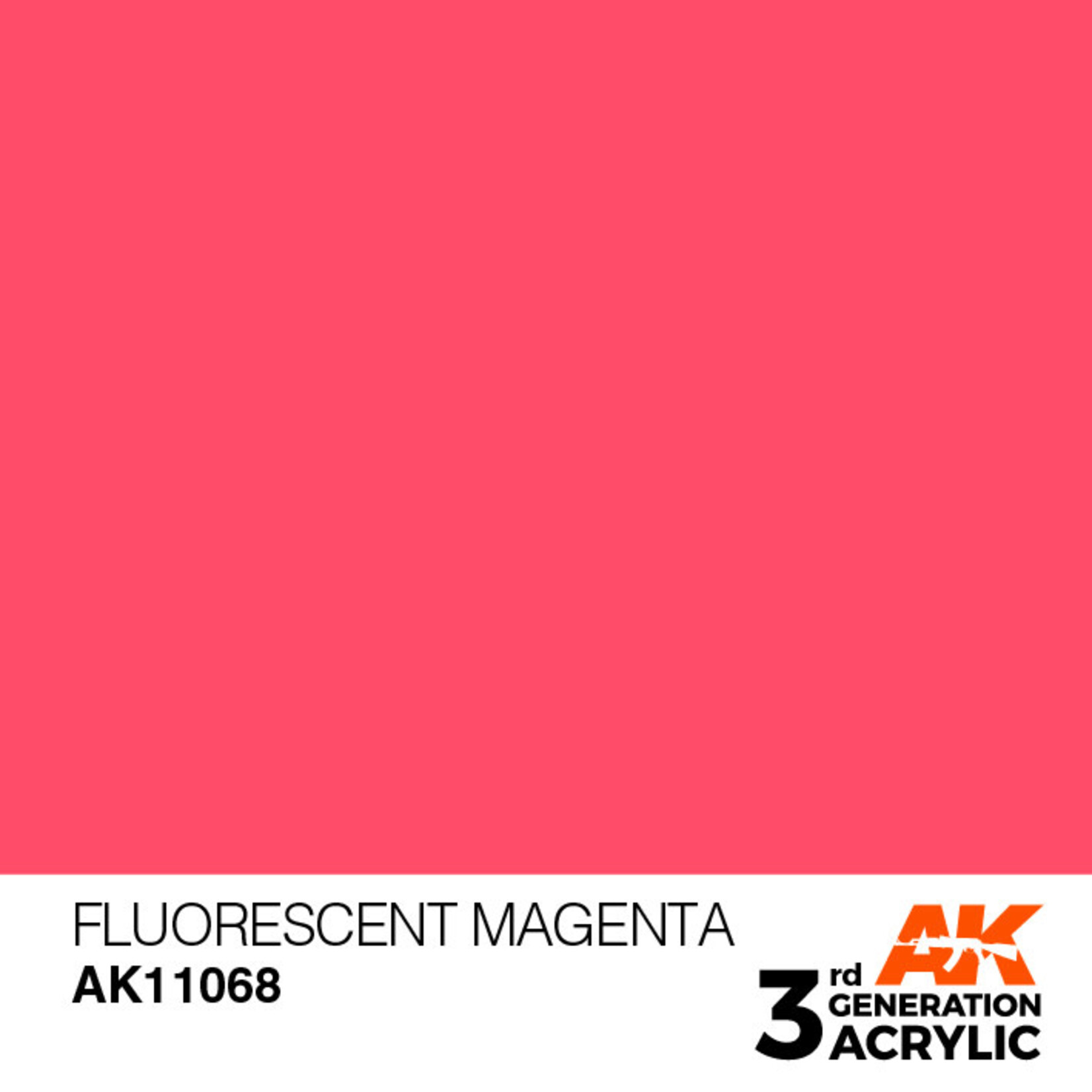 AK Interactive 3rd Gen Acrylic Paint (17ml) 11068 Fluorescent Magenta