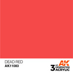 AK Interactive 3rd Gen Acrylic Paint (17ml) 11083 Dead Red