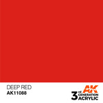 AK Interactive 3rd Gen Acrylic Paint (17ml) 11088 Deep Red