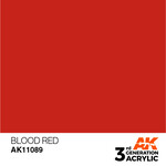 AK Interactive 3rd Gen Acrylic Paint (17ml) 11089 Blood Red