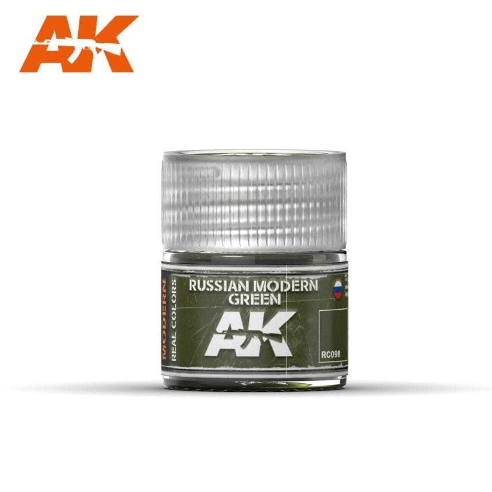 AK Interactive Real Colors Acrylic Laquer (10ml) RC098 Russian Modern Green