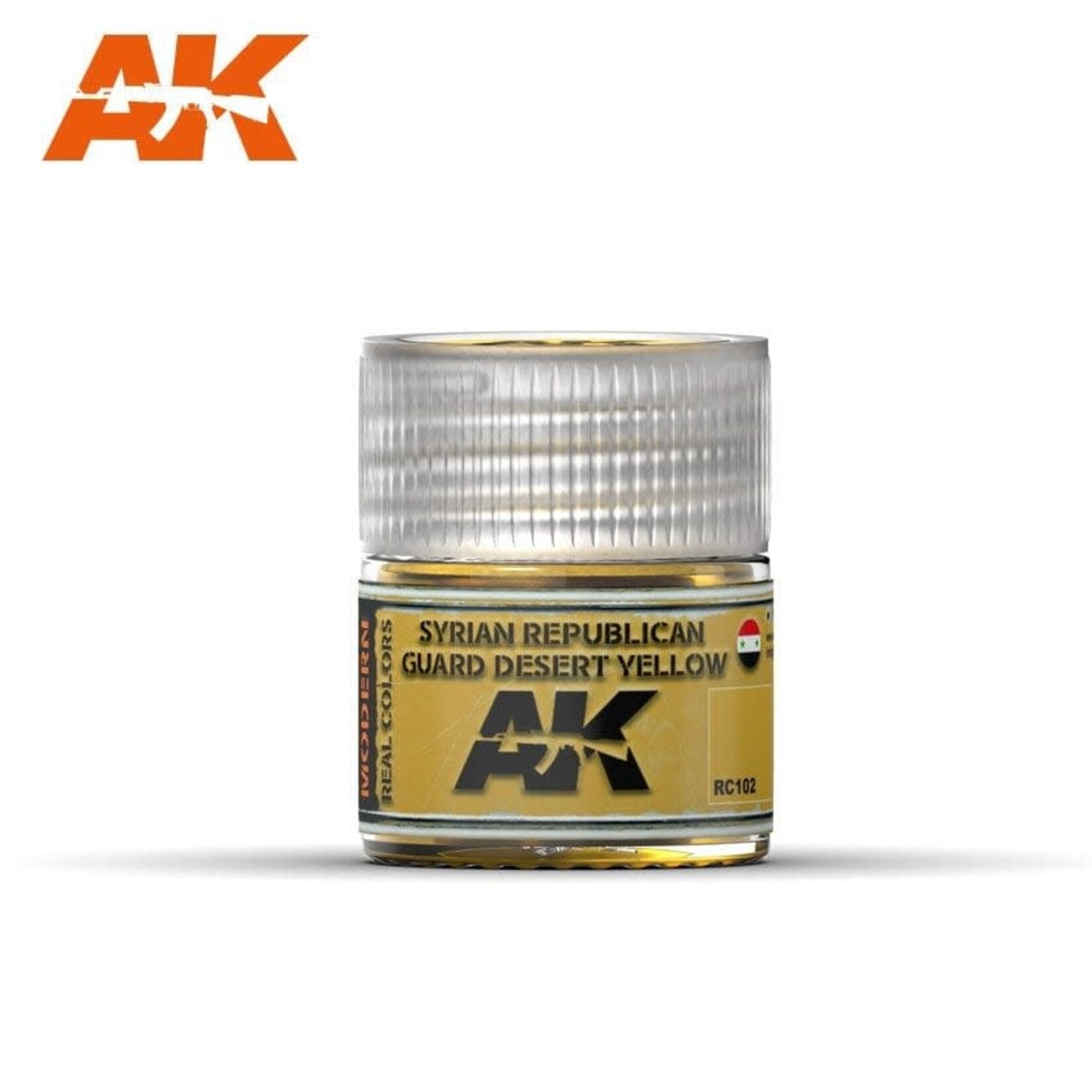 AK Interactive Real Colors Acrylic Laquer (10ml) RC102 Syrian Republican Guard Desert Yellow