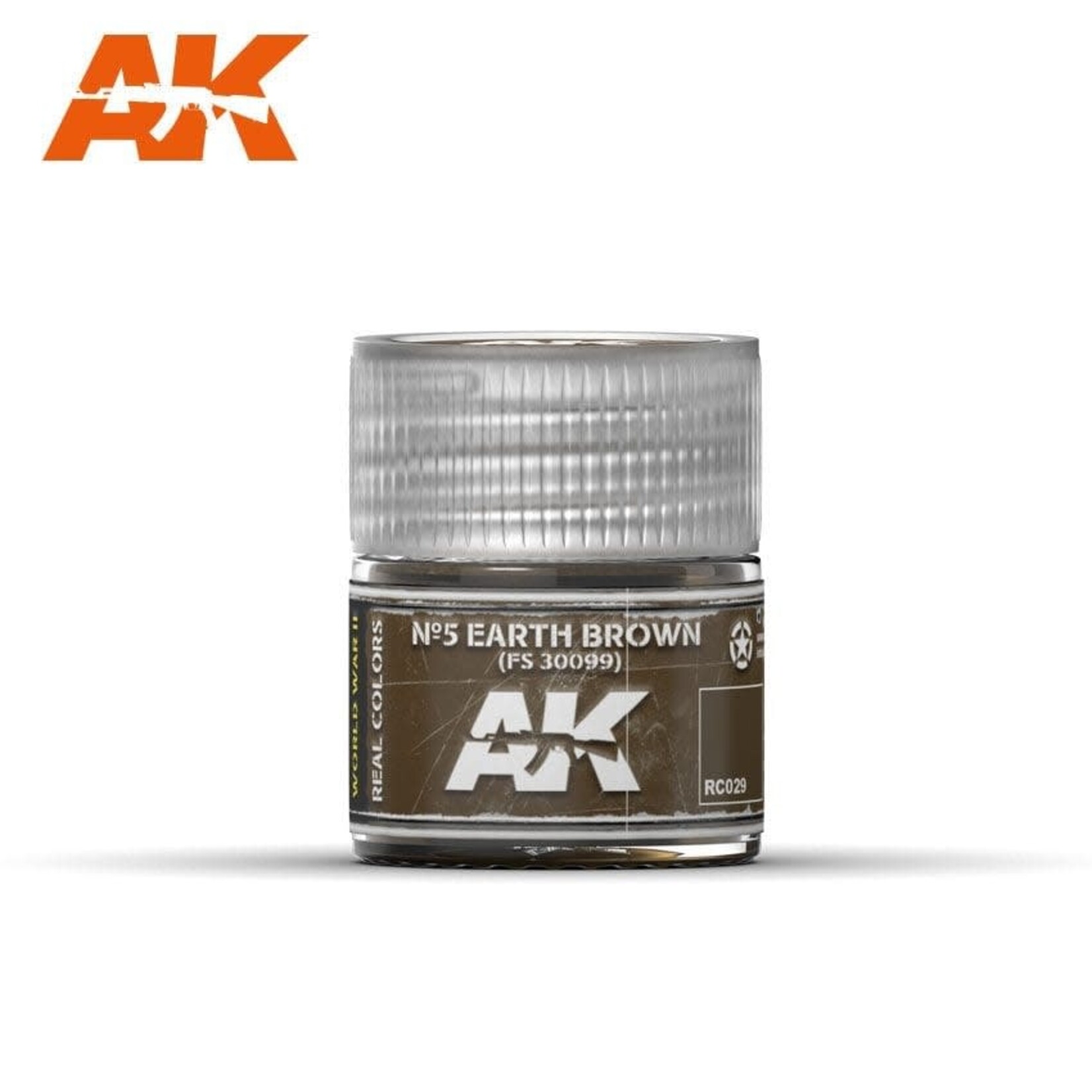 AK Interactive Real Colors Acrylic Laquer (10ml) RC029 No5 Earth Brown FS 30099