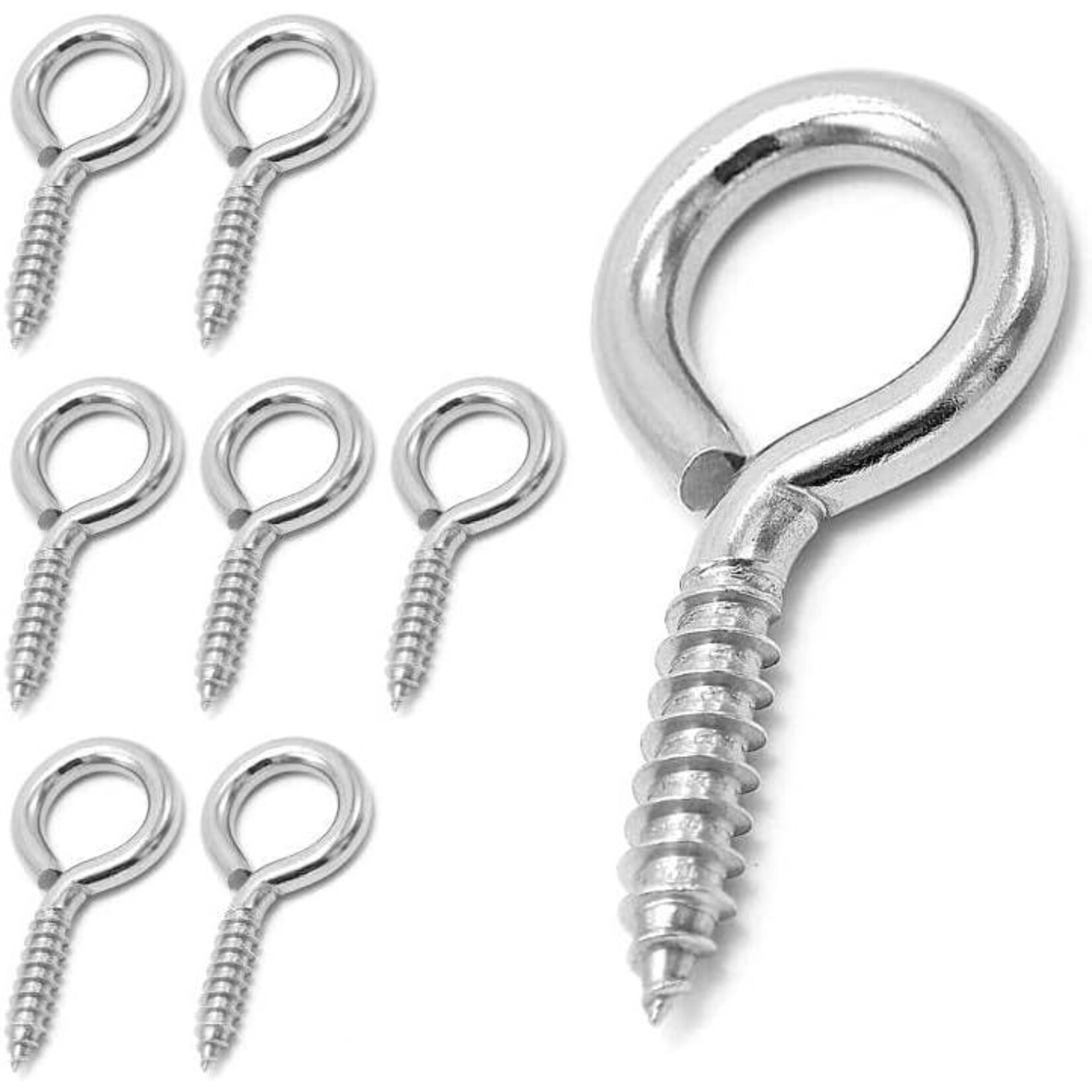 Paris Junction Hobbies Small Eye Bolts / Hold Downs (20)