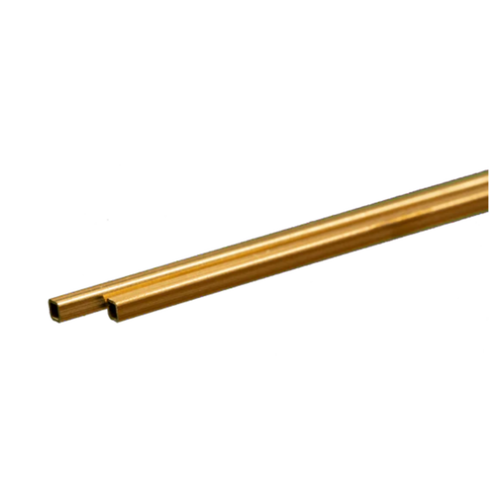 K&S Square Brass Tube 3/32 X 12 (2)