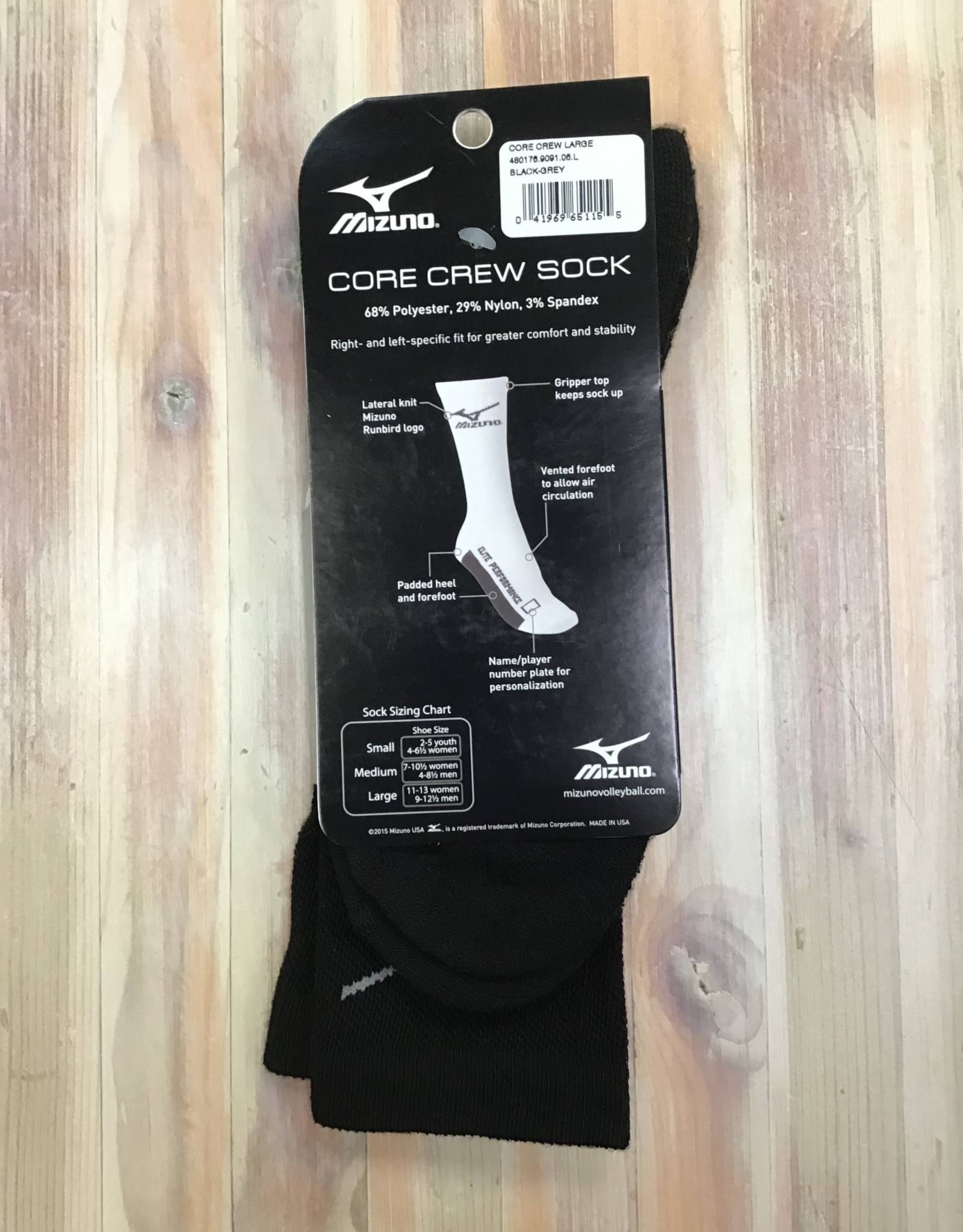 Mizuno Mizuno Core Crew Socks Unisex