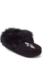 Manitobah Mukluks Manitobah Mukluks Tipi Fur Trim Suede Moccasin Ladies'