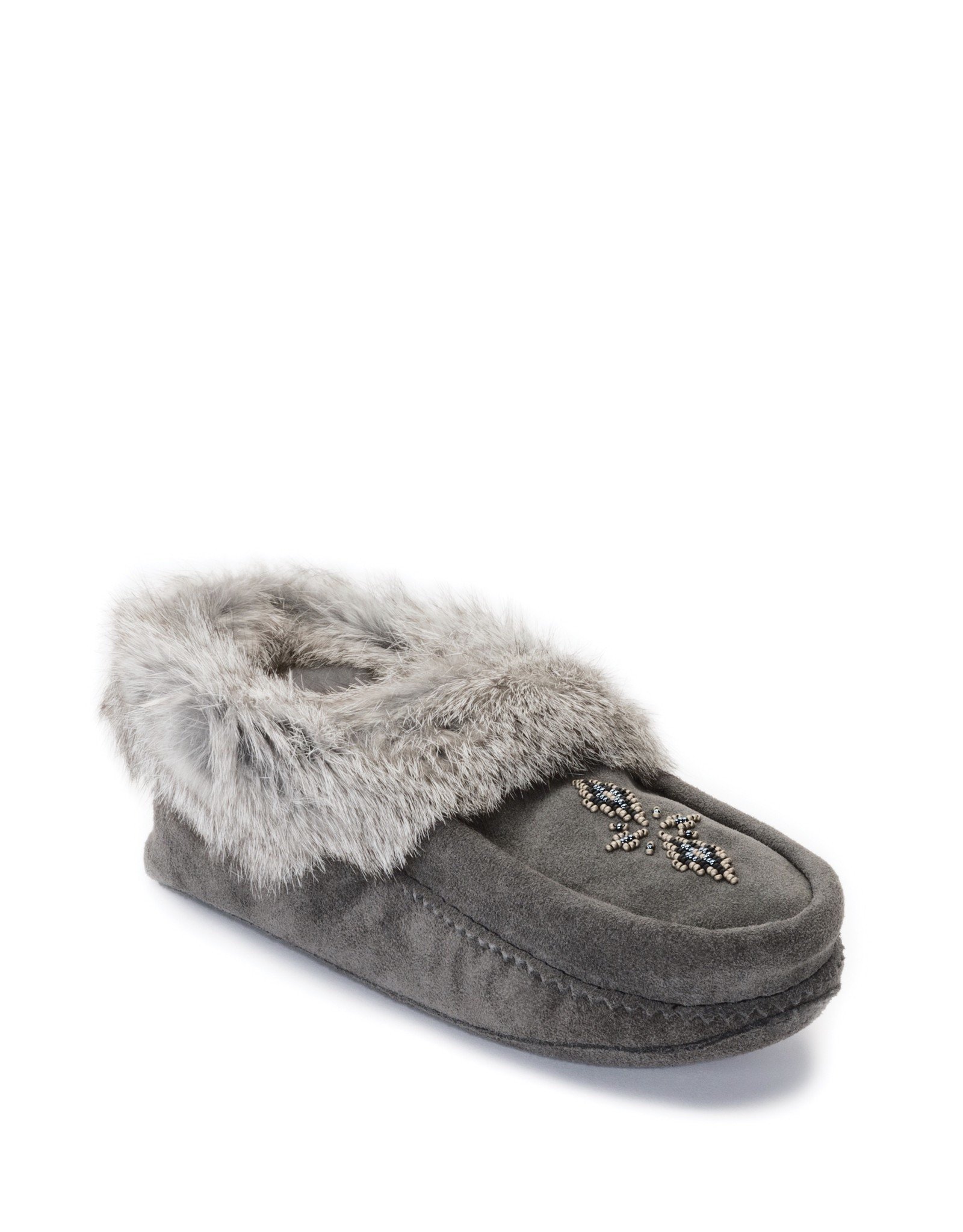 Manitobah Mukluks Manitobah Mukluks Tipi Fur Trim Suede Moccasin Ladies'