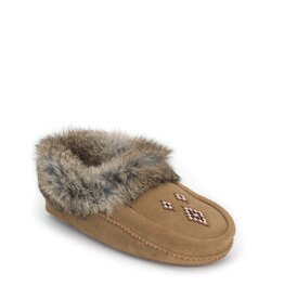 Manitobah Mukluks Manitobah Mukluks Tipi Fur Trim Suede Moccasin Men's