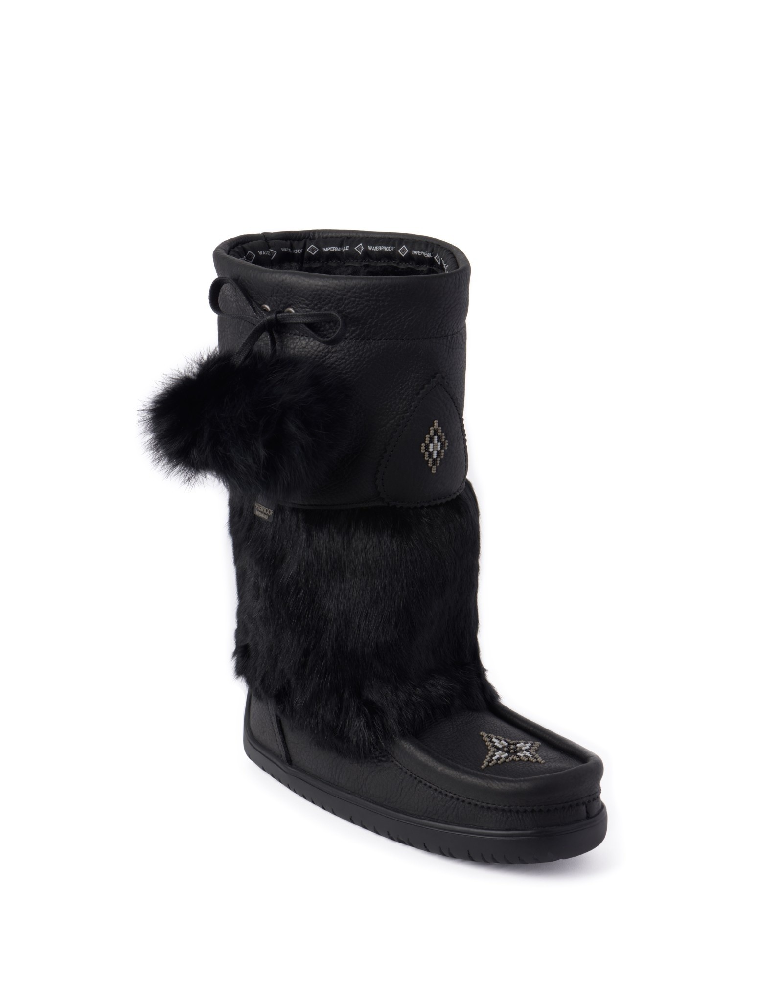 Manitobah Mukluks Manitobah Mukluk 6012  Snowy Owl Waterproof Grain Mukluk Ladies'