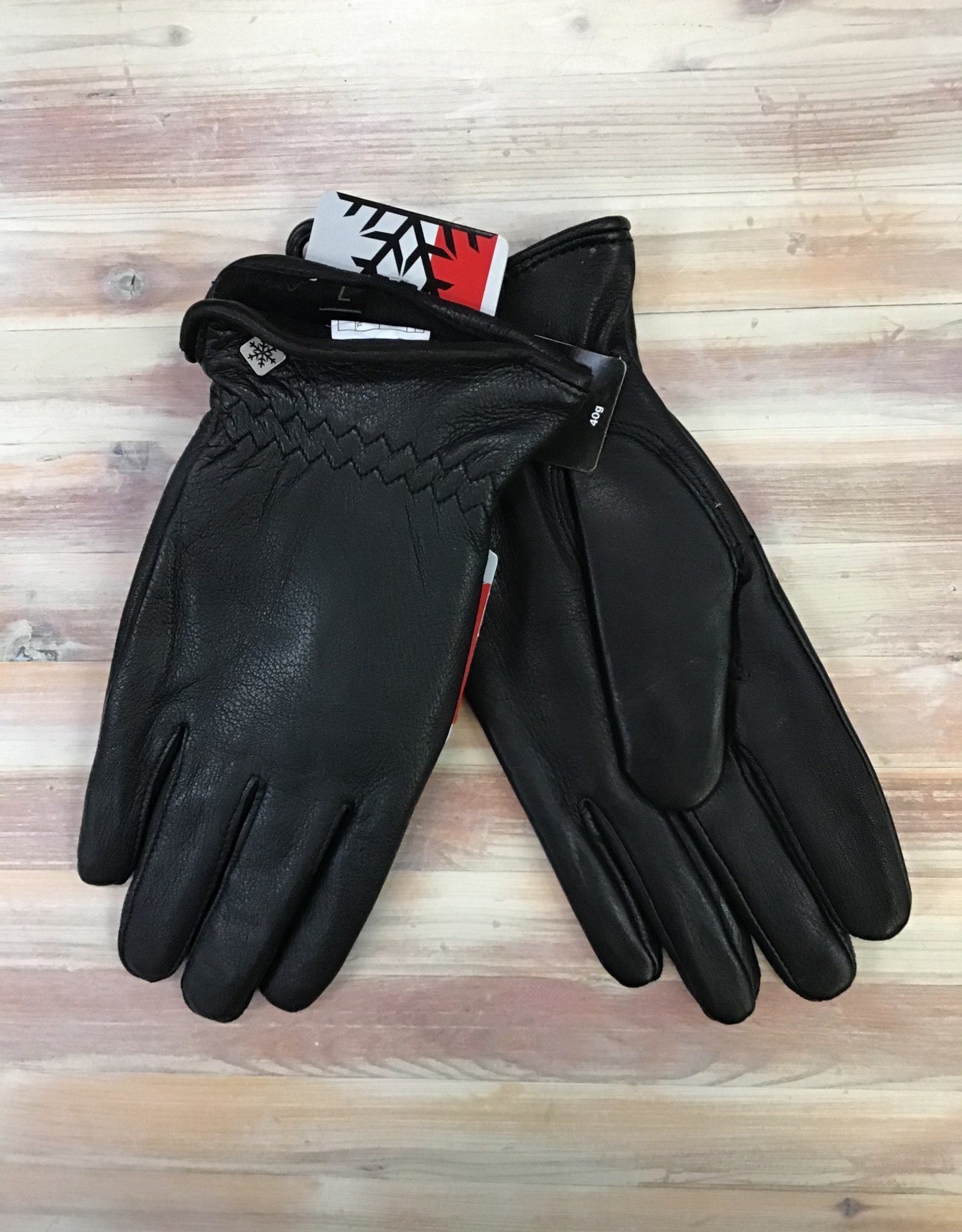 Ganka Ganka 67-1501-D-N/B Laska  Leather Gloves Men's