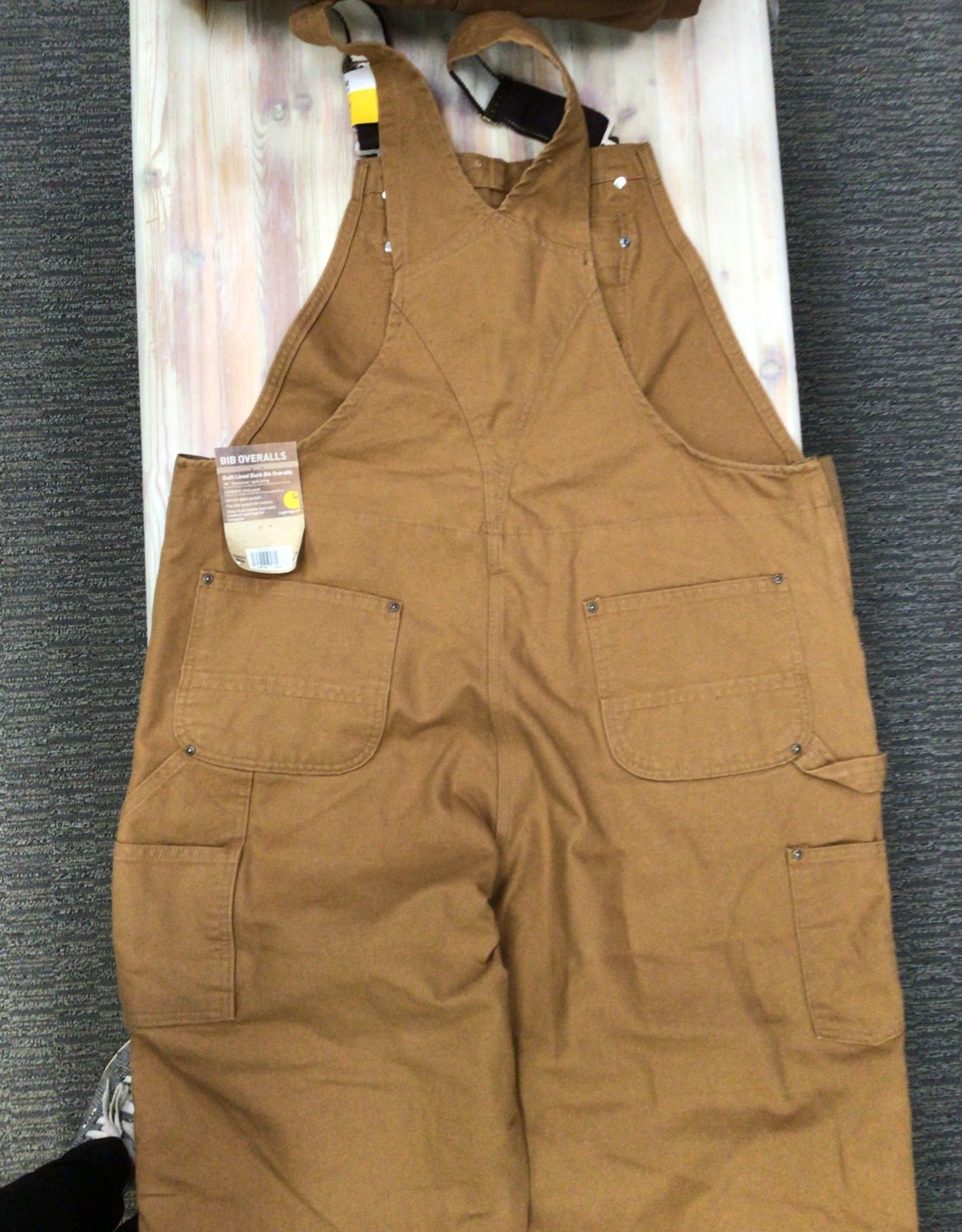 Carhartt Carhartt 104031 Quilt Lined Duck Bib Overalls Men's