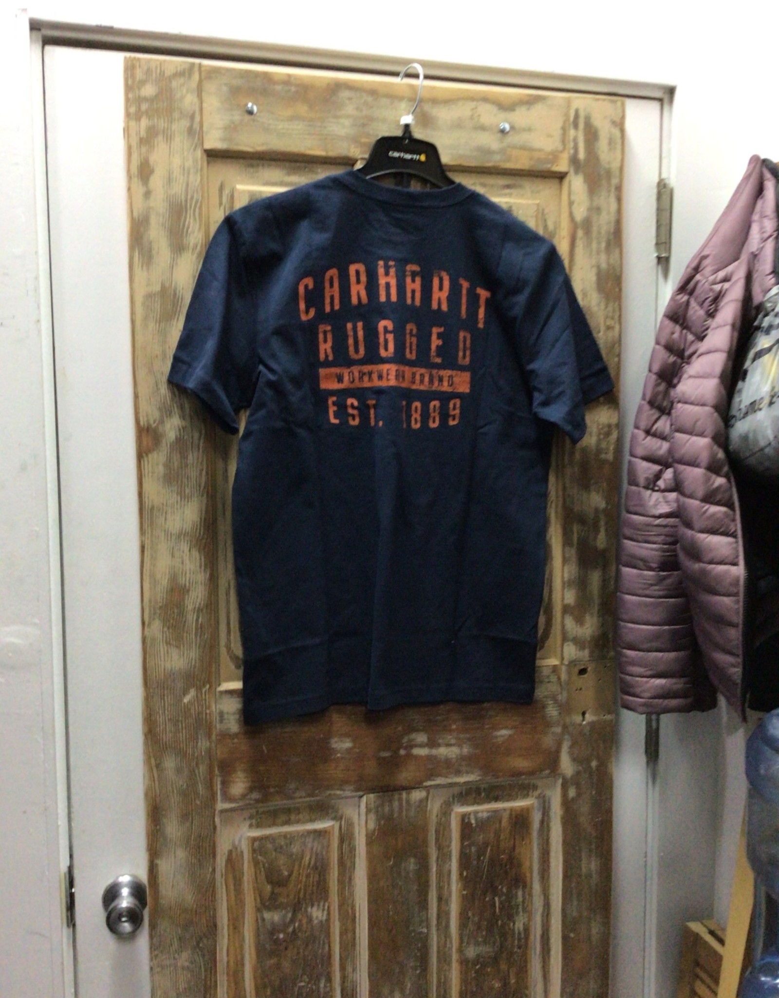 Carhartt Carhartt 104581 Relaxed Fit Heavyweight Short-sleeve Pocket Rugged Graphic T-shirt Men's