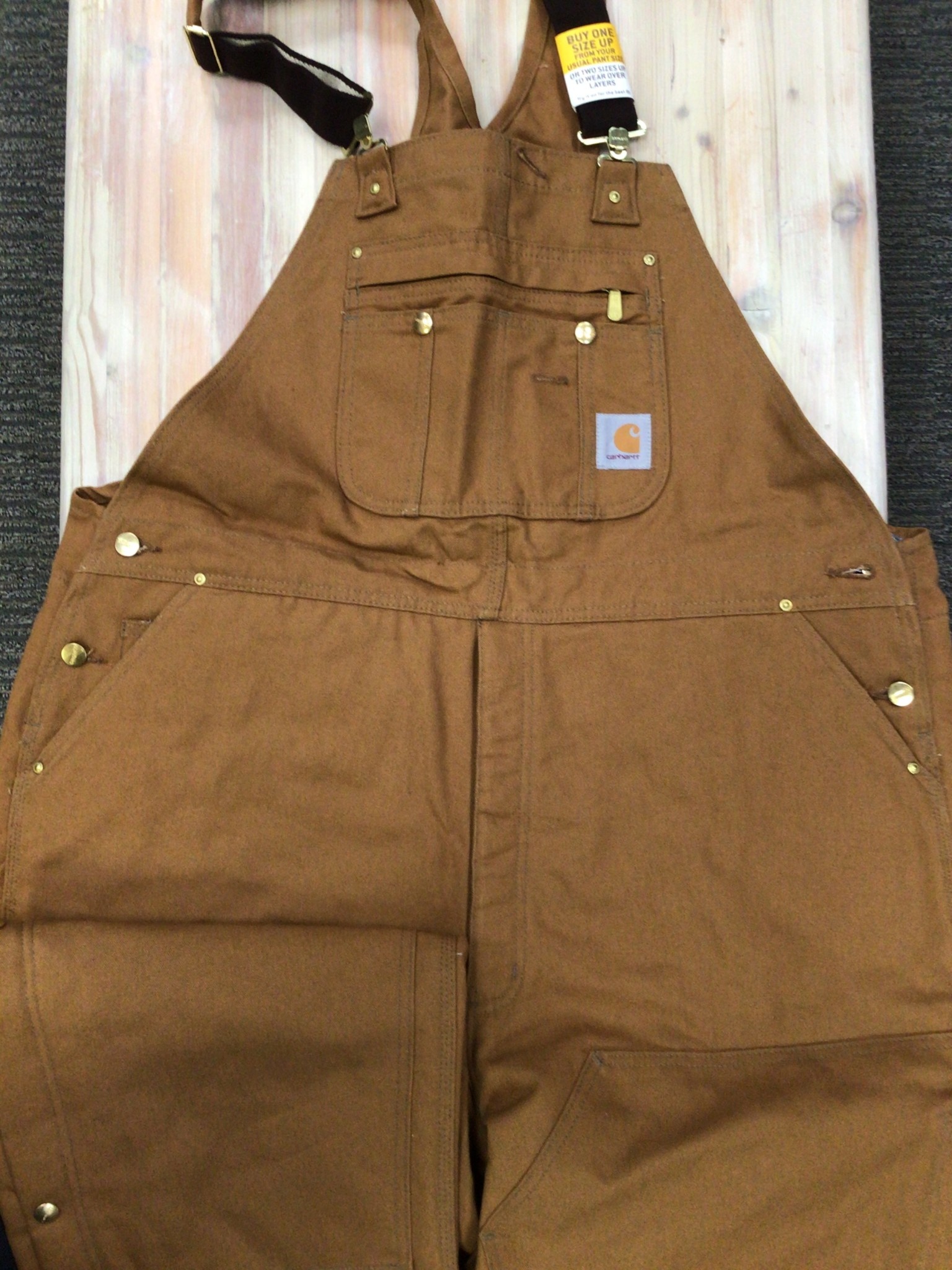 Carhartt R41 Quilt-Lined Zip-to-Thigh Bib Overalls Men's - Shoes
