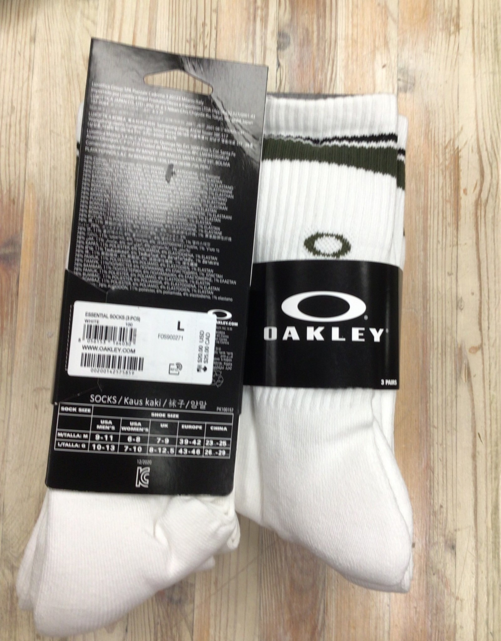 Oakley Oakley Essential Socks 3 pack Unisex